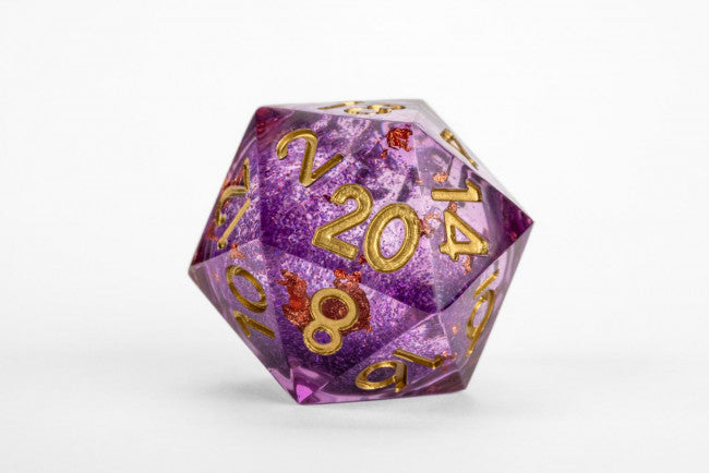 MDG Individual d20 Dice: Liquid Core Aether Abstract
