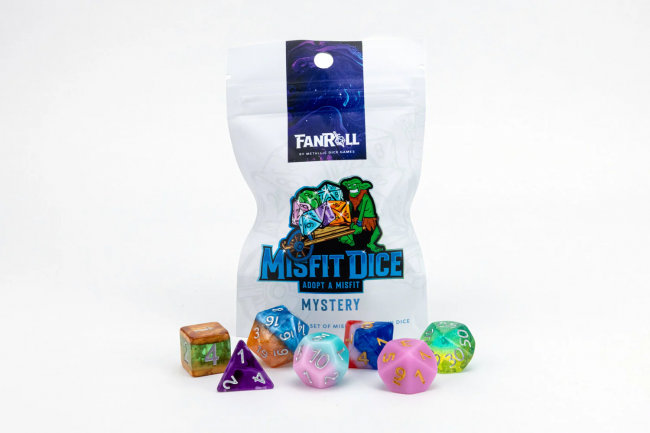 MDG 16mm Resin Polyhedral Dice Set Misfit Blind Bag