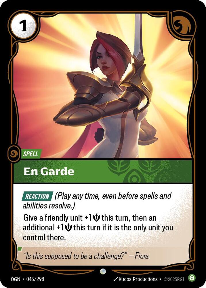 En Garde 046/298 (Origins)  - Foil