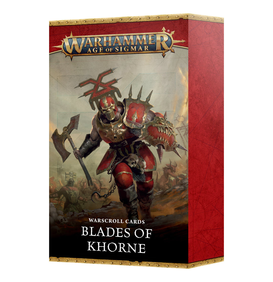 83-81 Warscroll Cards: Blades Of Khorne (Eng)