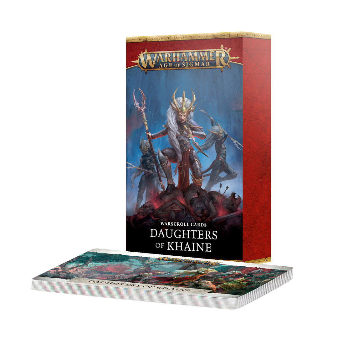 85-06 Warscroll Cards: Daughters Of Khaine Eng