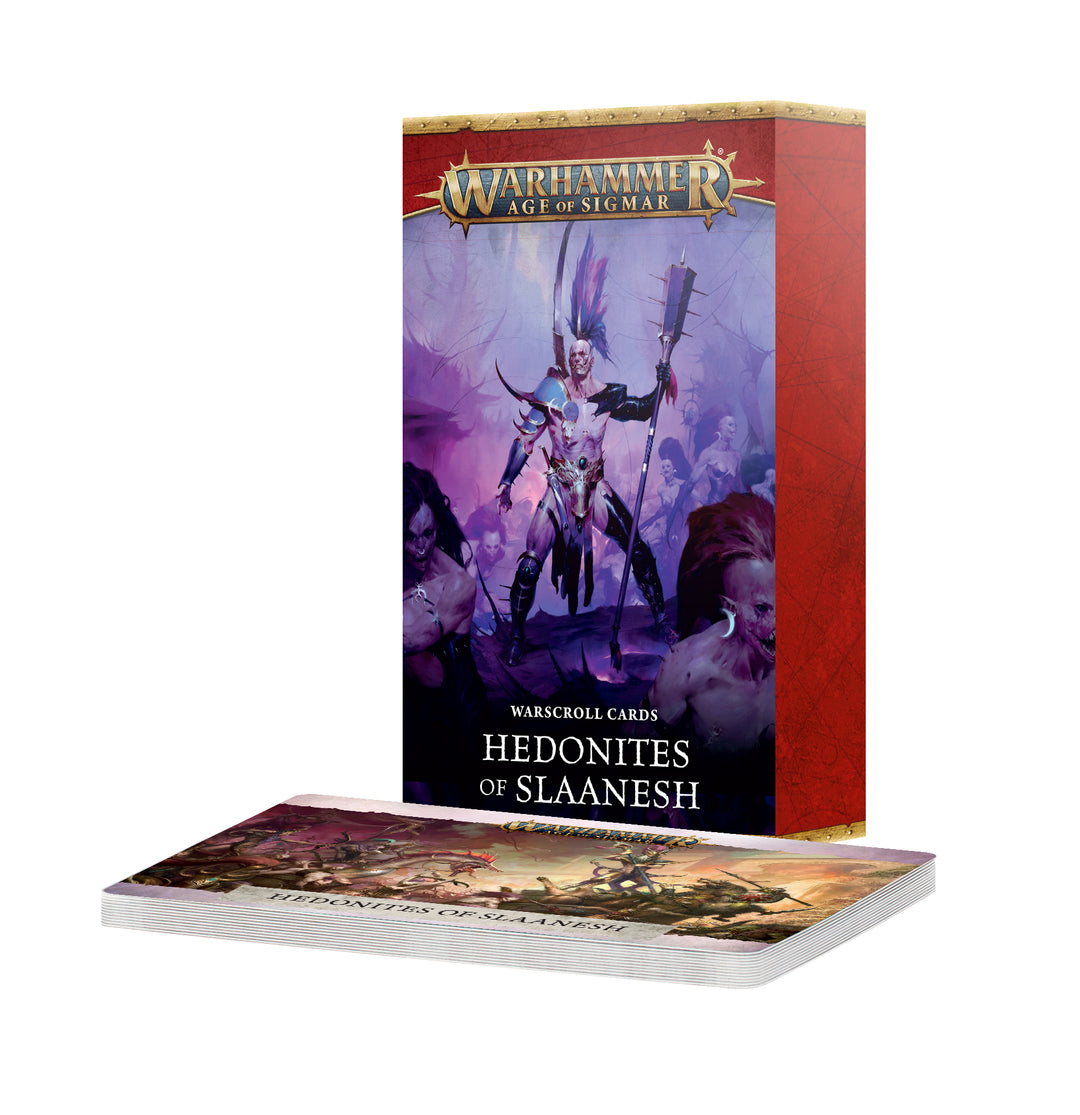 83-71 Warscroll Cards: Hedonites Of Slaanesh (Eng) [Pre-order]