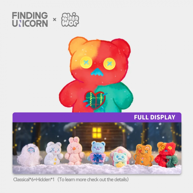 FINDING UNICORN - ShinWoo Cold Hugs Plush (Blind Box)