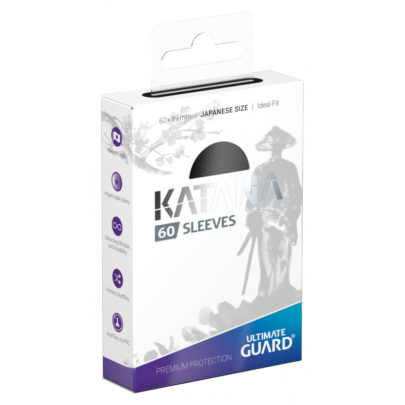 Ultimate Guard: Japanese Size Sleeves – Katana – Black