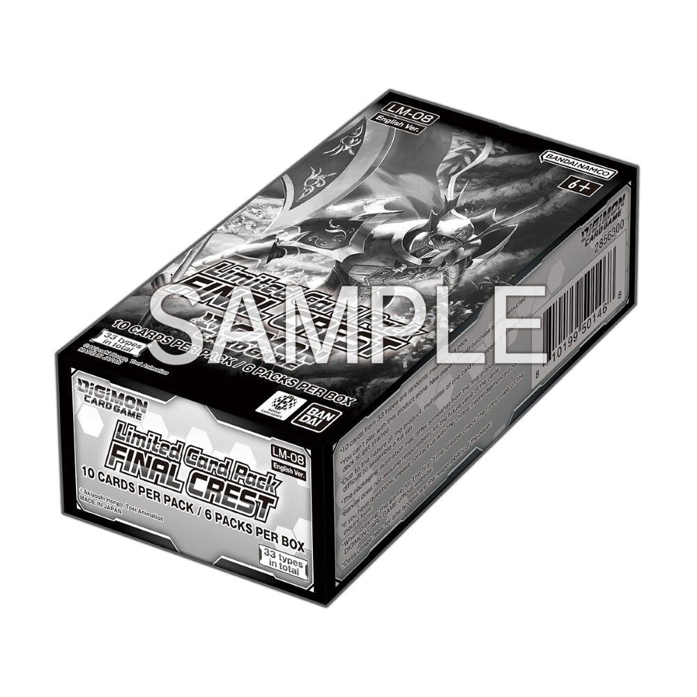 Digimon Card Game: Limited Card Pack Display – Final Crest [LM-08] [Pre-order]