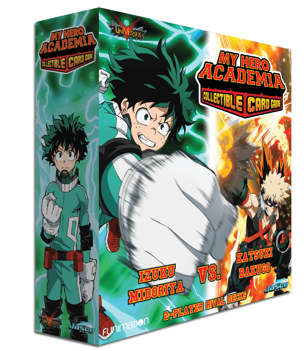 UniVersus My Hero Academia: Base Set 2-Player Rival Decks – Izuku Midoriya vs Katsuki Bakugo