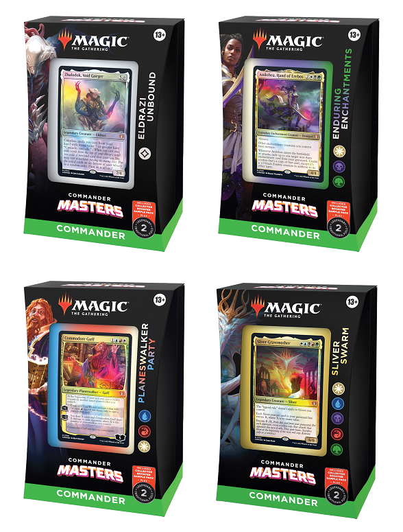 Magic Commander Masters Commander Decks