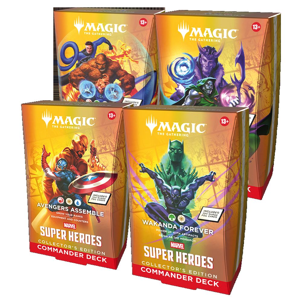 Magic Marvel Super Heroes - Collector Commander Deck Display [Pre-order]