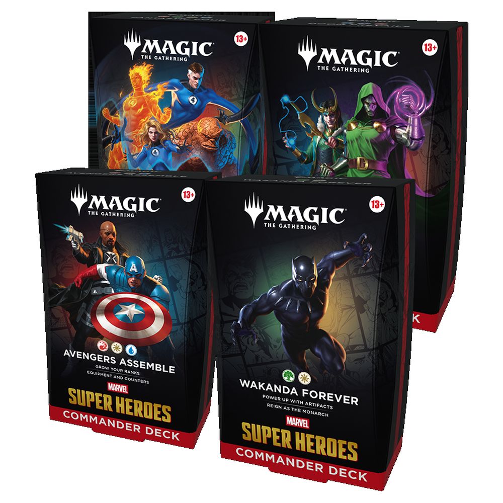 Magic Marvel Super Heroes - Commander Deck Display [Pre-order]