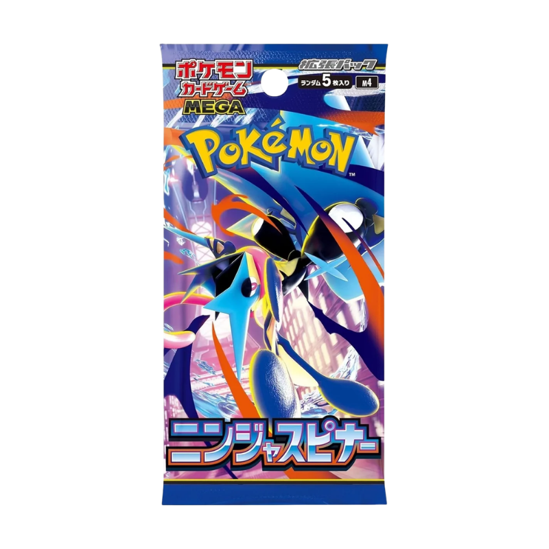 Pokemon Mega - Ninja Spinner M4 (Chaos Rising) - Booster Pack