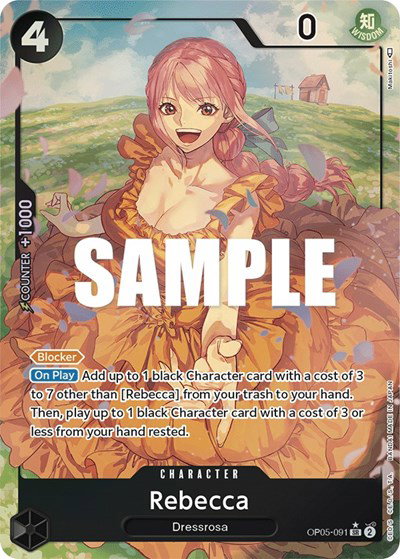 Rebecca - OP05-091 - (Alternate Art) [OP-05]