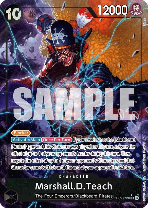 Marshall.D.Teach - OP09-093 - (Alternate Art) [OP-09]