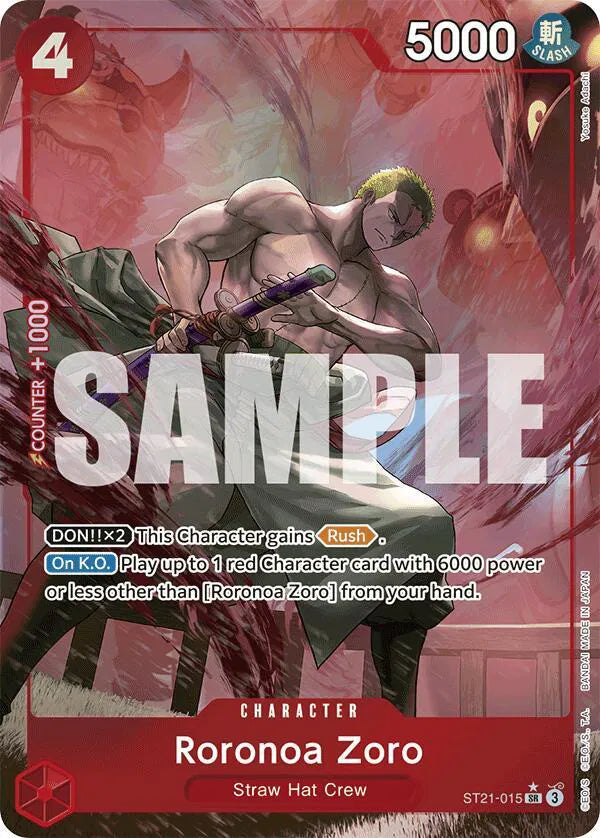 Roronoa Zoro - ST21-015 (Alternate Art) [ST21]