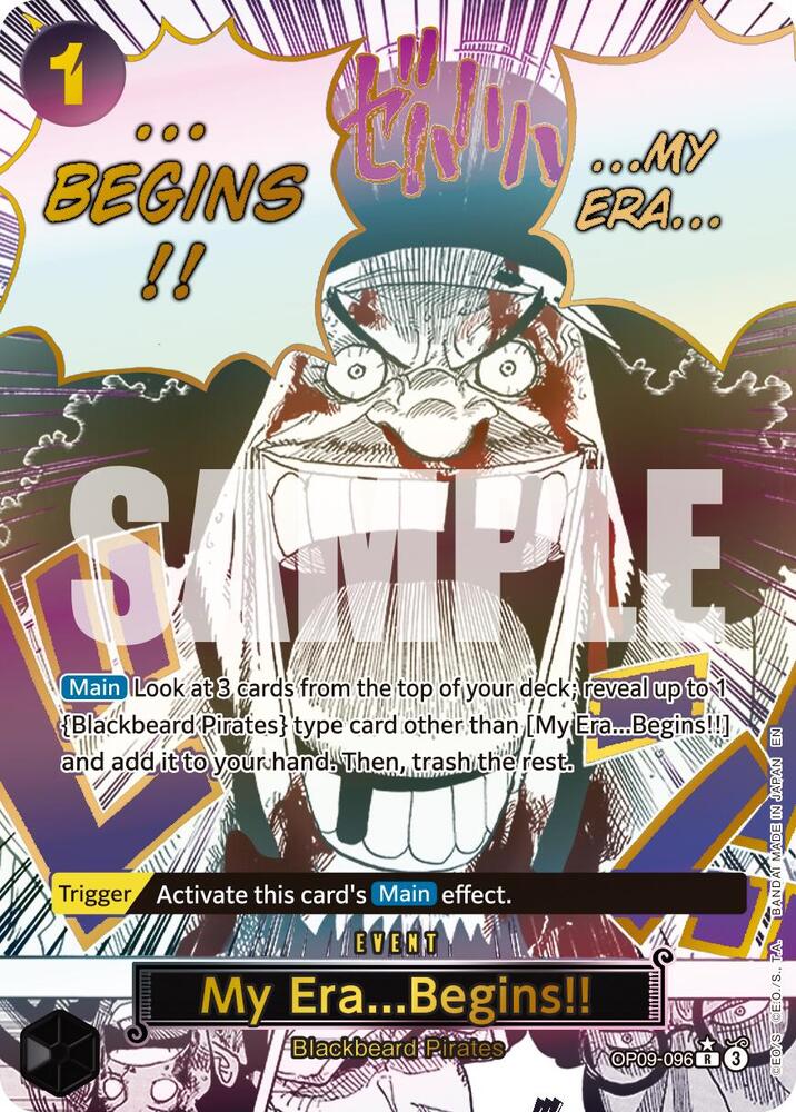 My Era…Begins!! - OP09-096 - (Alternate Art) [PRB-02]