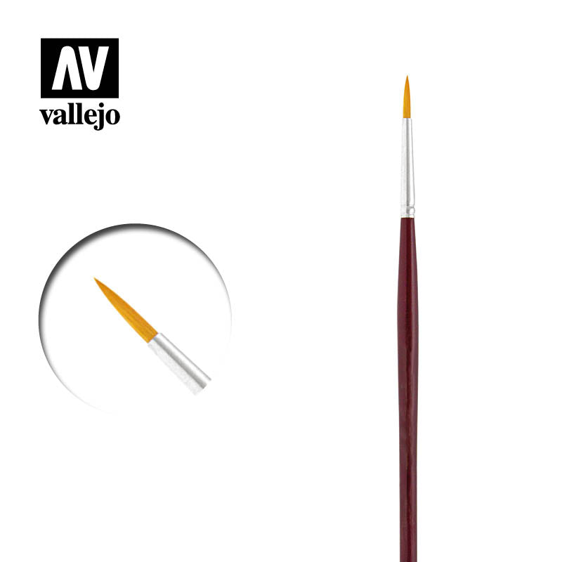 Vallejo Brushes - Detail - Round Synthetic Brush N0. 2