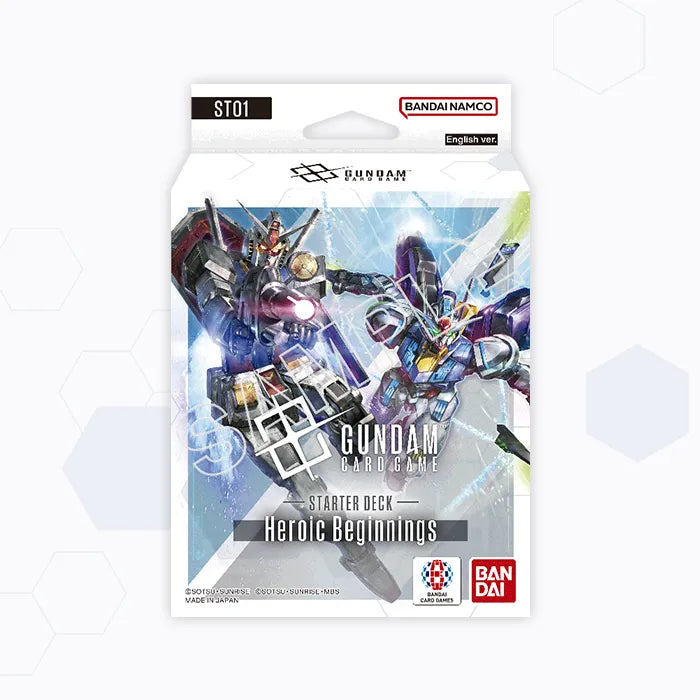 Gundam Card Game: Starter Deck – Heroic Beginnings [ST01]