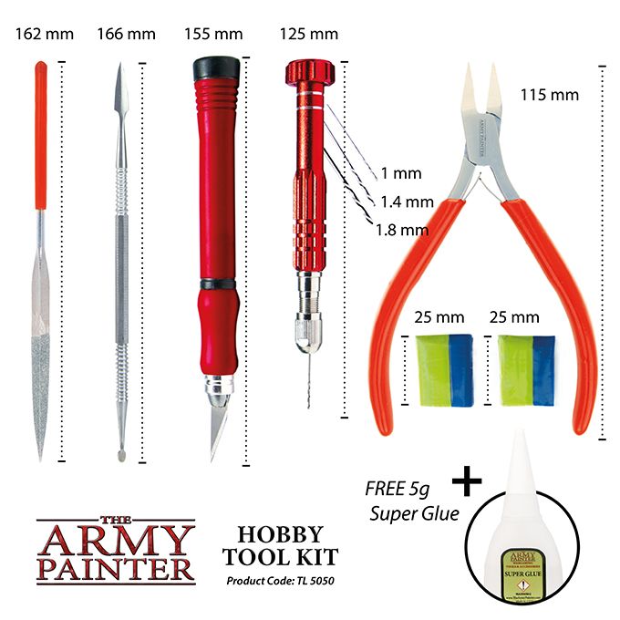 Army Painter - Tools - Miniature & Model Tool Set