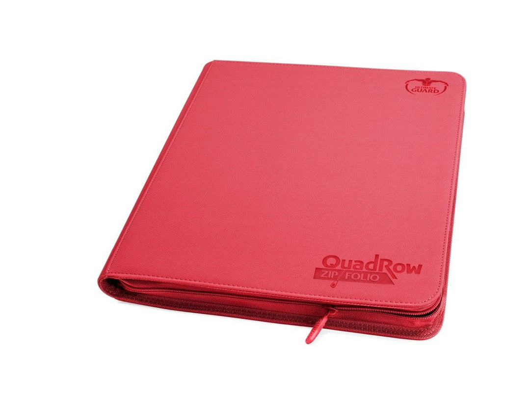 Ultimate Guard: Portfolio – 24-Pocket QuadRow XenoSkin ZipFolio – Red