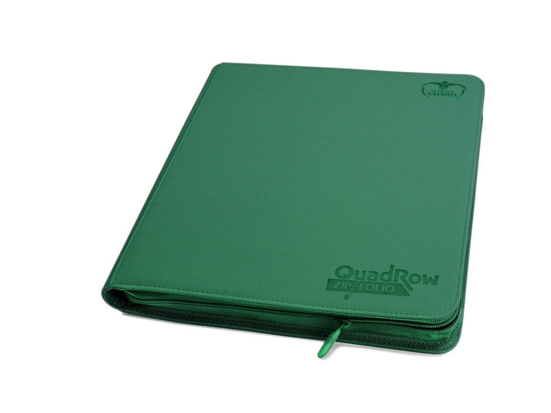 Ultimate Guard: Portfolio – 24-Pocket QuadRow XenoSkin ZipFolio – Green