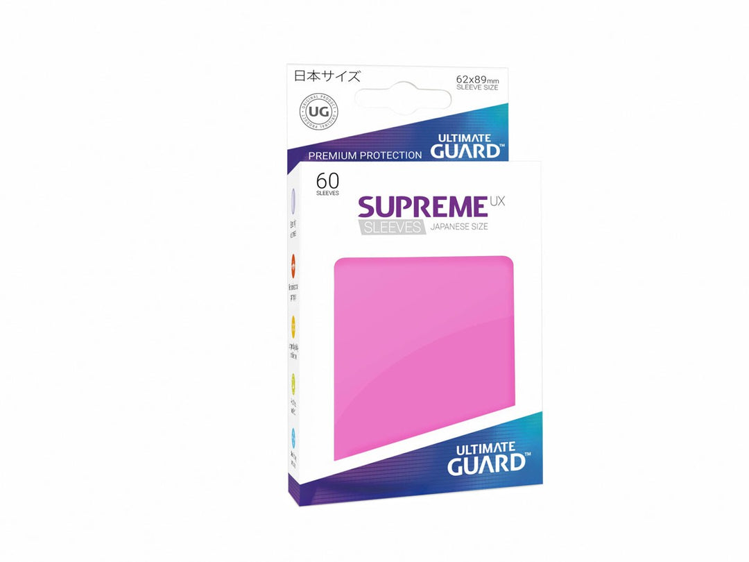 Ultimate Guard: Japanese Size Sleeves – Supreme UX – Pink