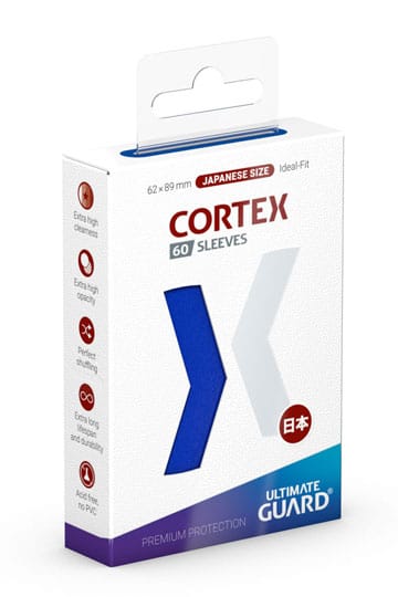 Ultimate Guard: Japanese Size Sleeves – Cortex – Blue