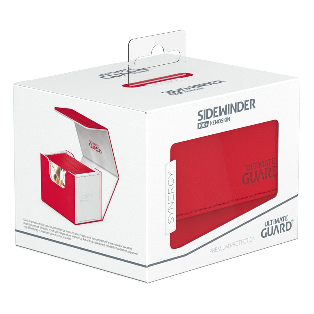 Ultimate Guard: Deck Box – Synergy Sidewinder 100+ – Red/White