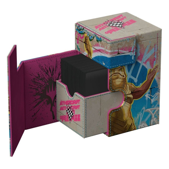 Ultimate Guard: Deck Box – XenoSkin Flip´n´Tray Deck Case 100+ – MTG: Aetherdrift – Sab-Sunen