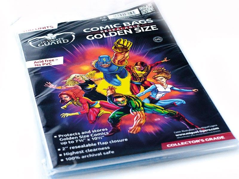 Ultimate Guard: Comic Bags – Resealable – Golden Size