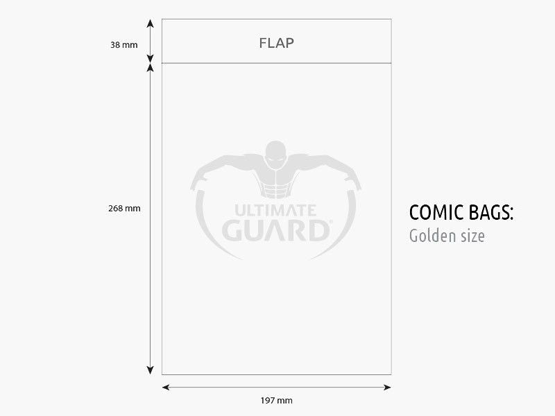 Ultimate Guard: Comic Bags – Golden Size