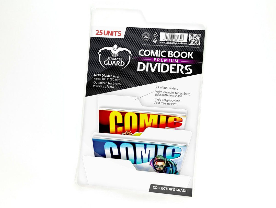 Ultimate Guard: Comic Book Dividers – Premium – White