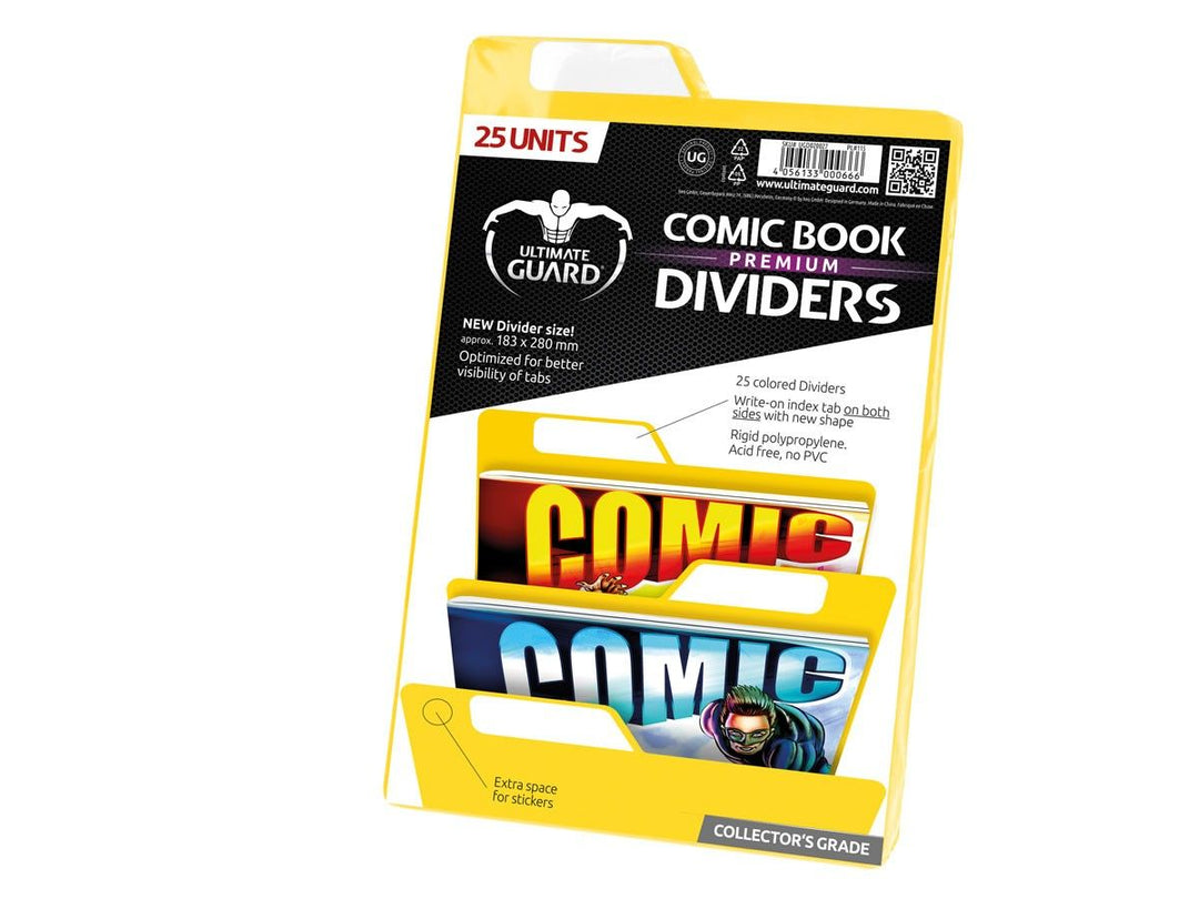 Ultimate Guard: Comic Book Dividers – Premium – Yellow