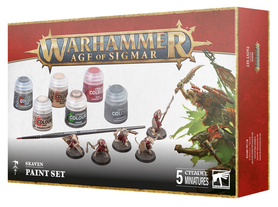 60-09 Age of Sigmar Skaven + Paint Set