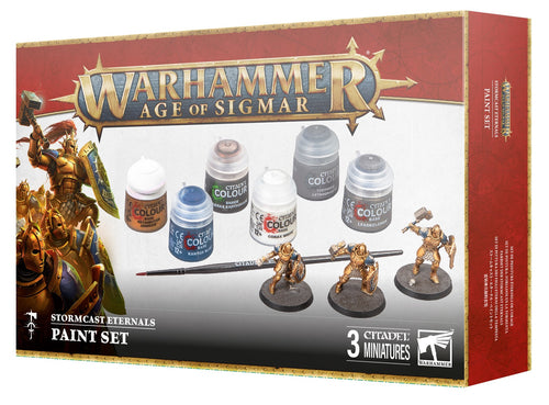 Age of Sigmar Stormcast Eternals + Paint Set