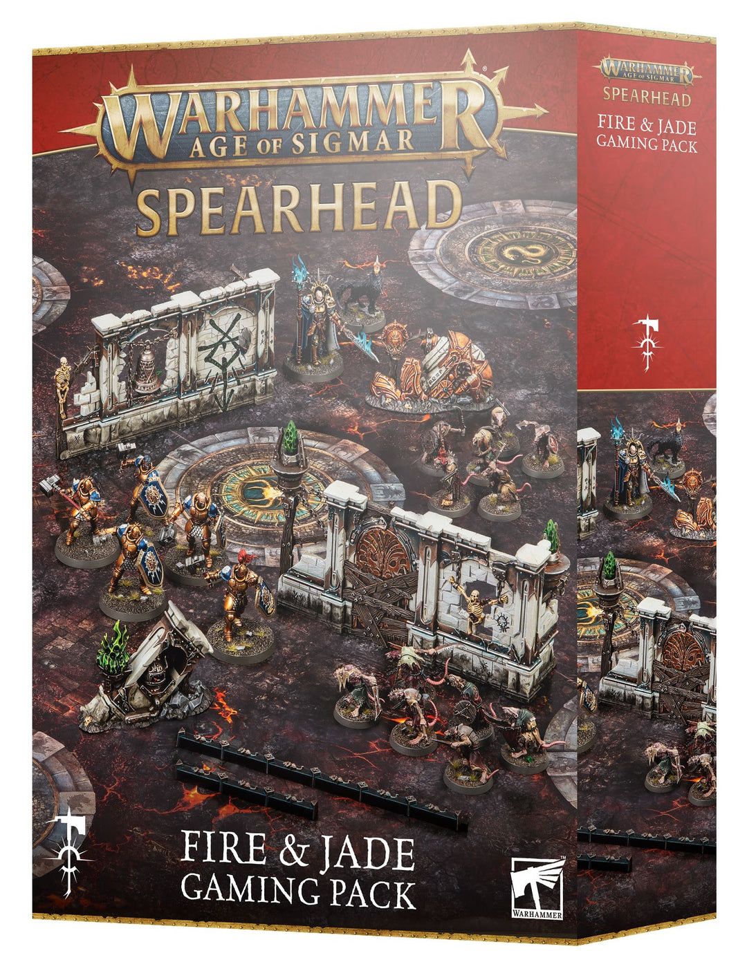 80-56 - Age of Sigmar: Fire & Jade Gaming Pack (English)