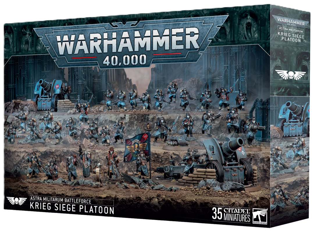 71-47 Astra Militarum: Krieg Siege Platoon [Pre-order] [Please see Description for delay]
