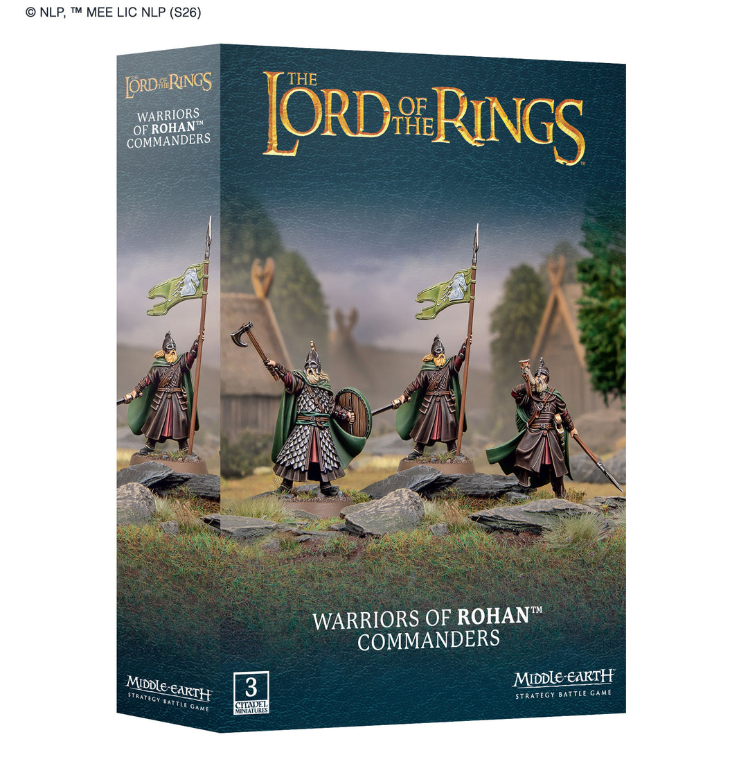30-105 Middle-Earth SBG: Warriors Of Rohan Commanders [Pre-order]