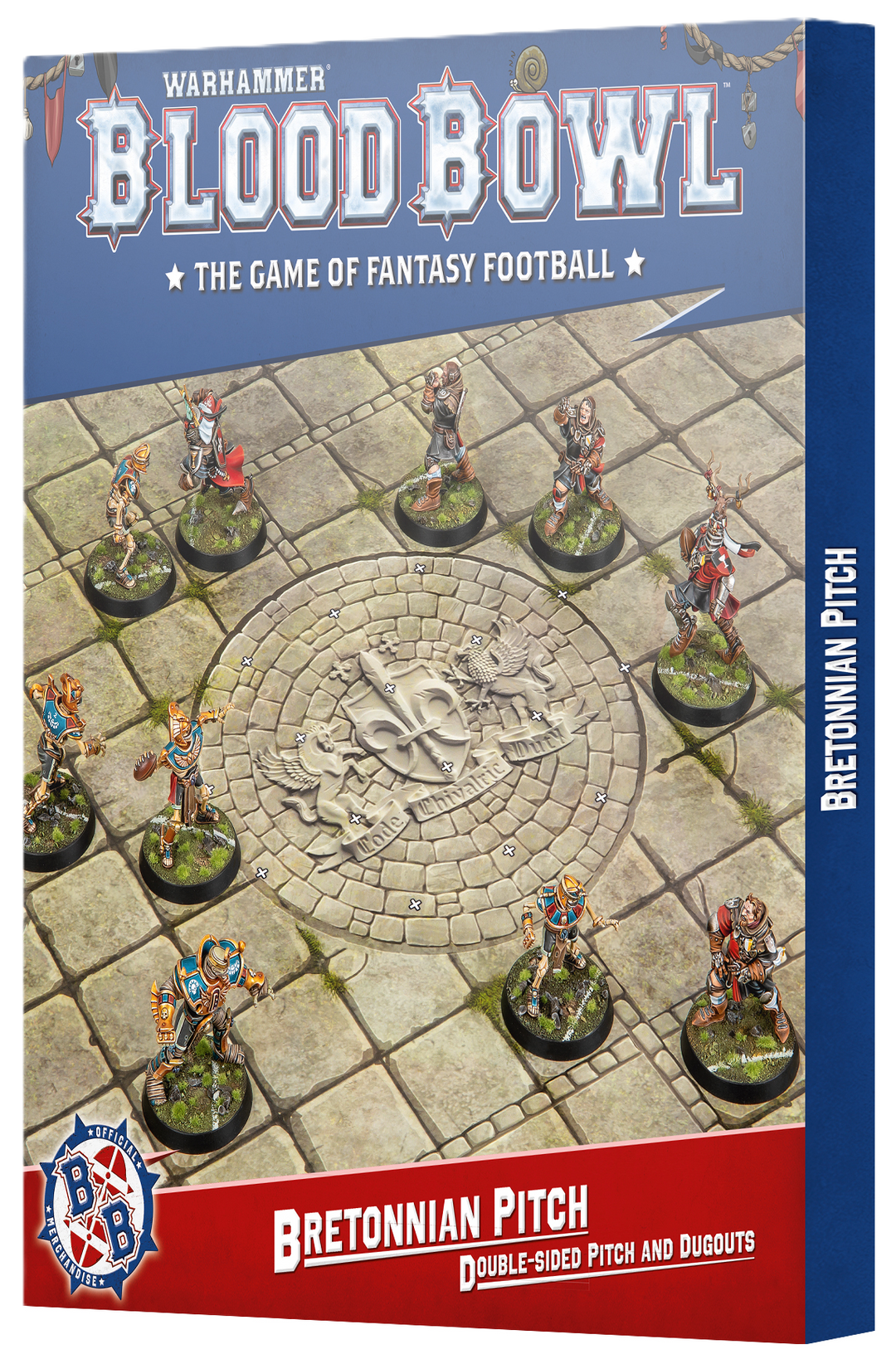 202-61 Blood Bowl: Bretonnian Team Pitch & Dugouts
