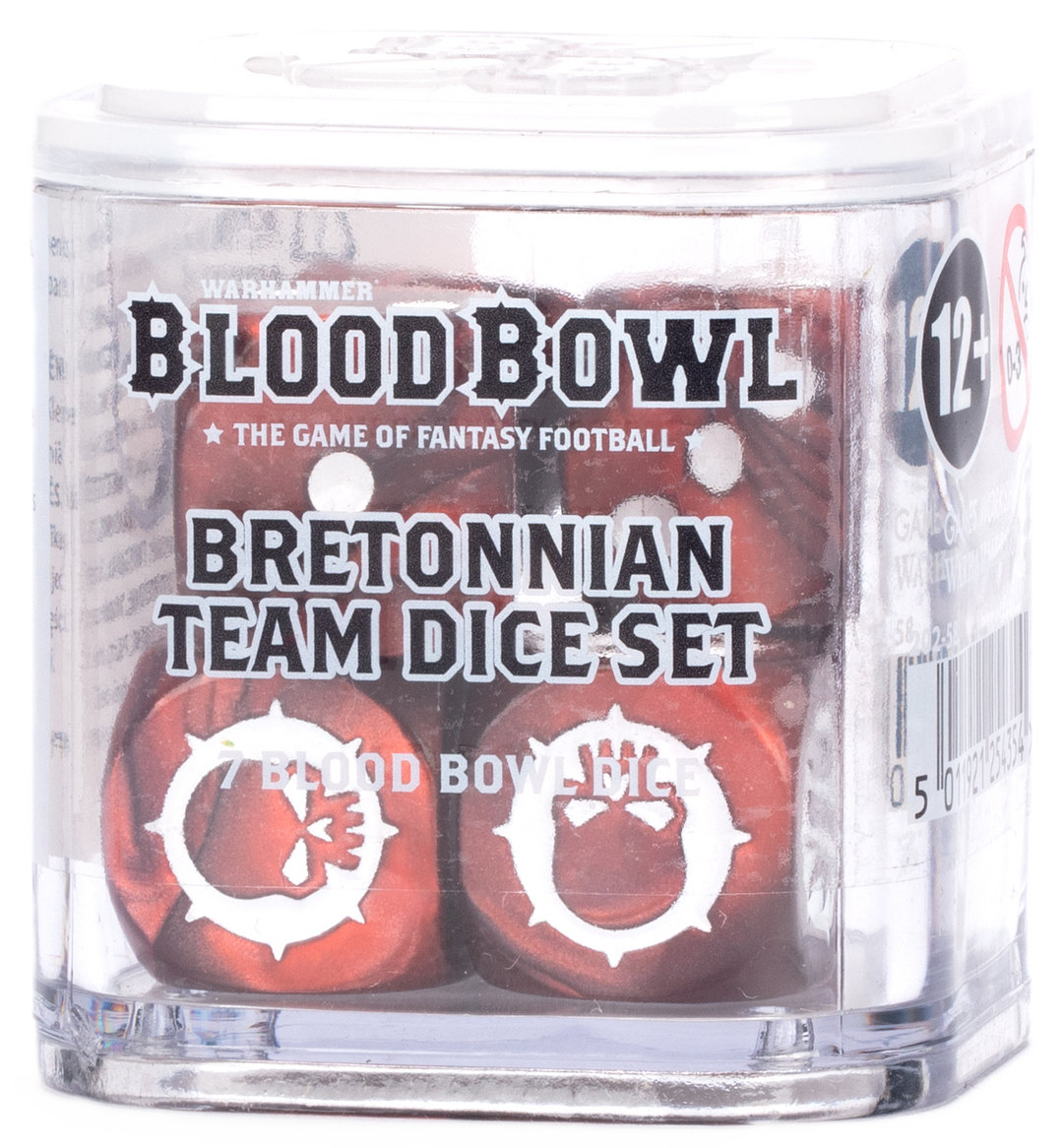 202-58 Blood Bowl: Bretonnian Team Dice Set