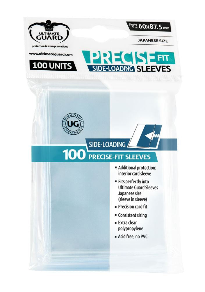 Ultimate Guard: Japanese Size Sleeves – Precise-Fit Side-Loading Inner Sleeves – Transparent