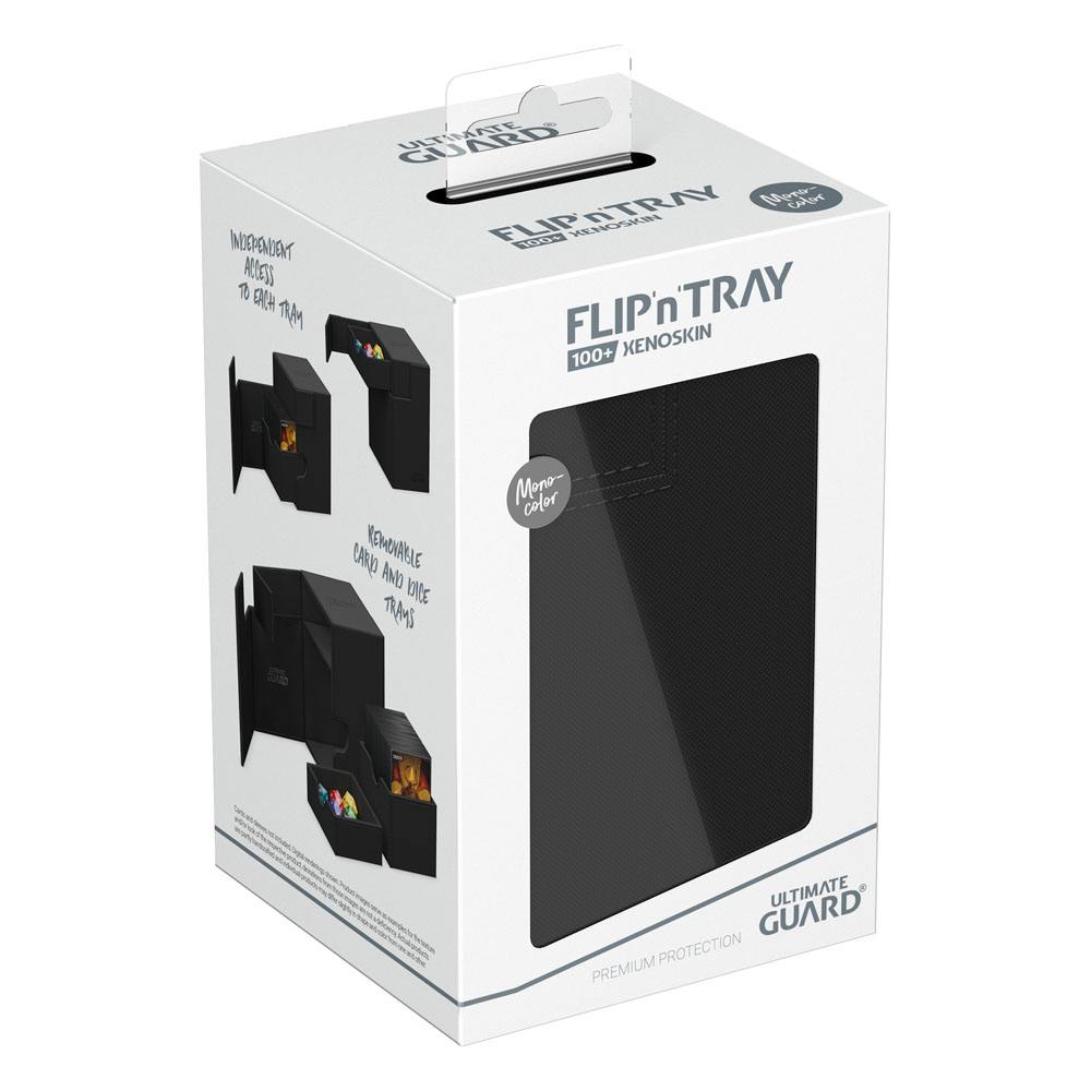 Ultimate Guard: Deck Box – XenoSkin Monocolor Flip´n´Tray 100+ – Black