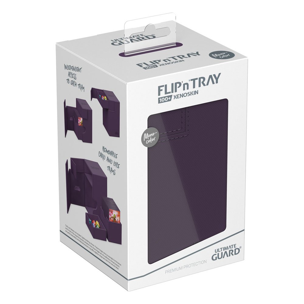 Ultimate Guard: Deck Box – XenoSkin Monocolor Flip´n´Tray 100+ – Purple