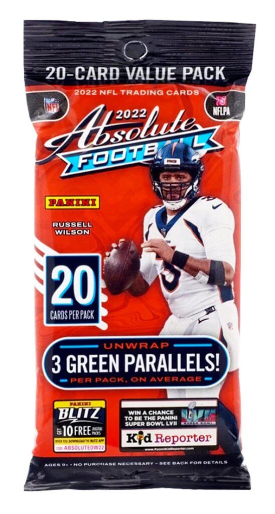 PANINI 2022 Panini NFL Absolute Football Fat Pack