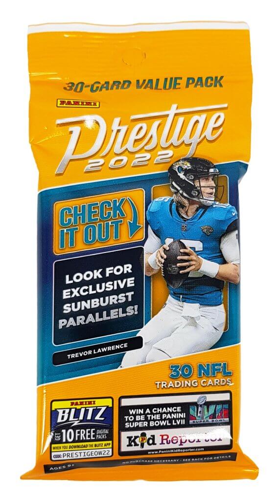 PANINI 2022 Prestige NFL Football Fat Pack