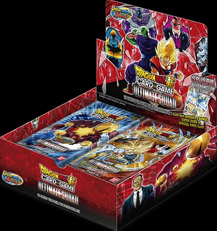 Dragon Ball Super Card Game Series Boost Ultimate Squad UW8 B17 Booster Display