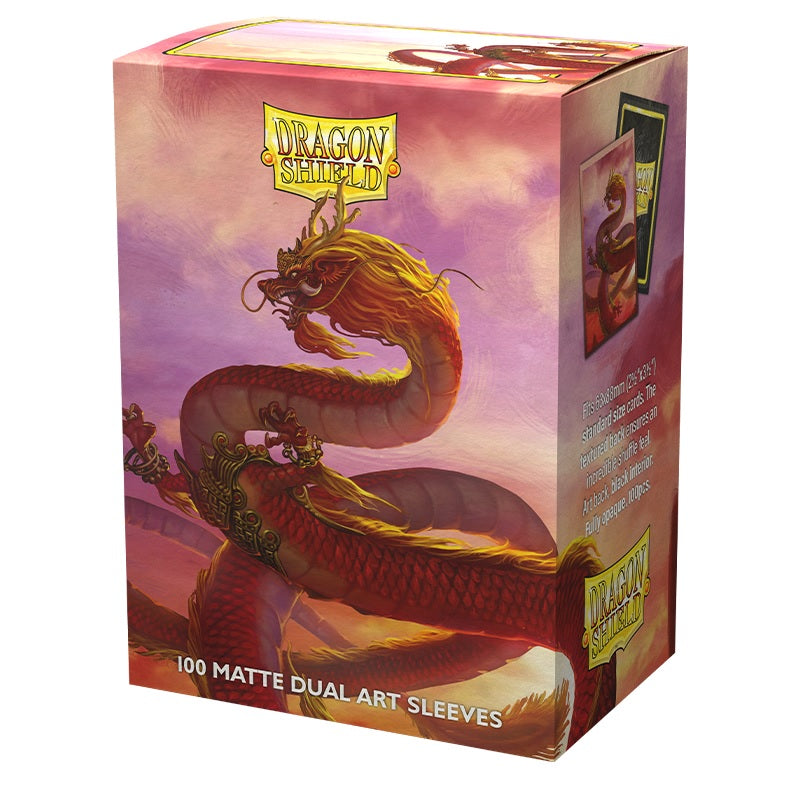Sleeves - Dragon Shield - MATTE Dual Art - Chinese New Year: Year of the Wood Dragon '24