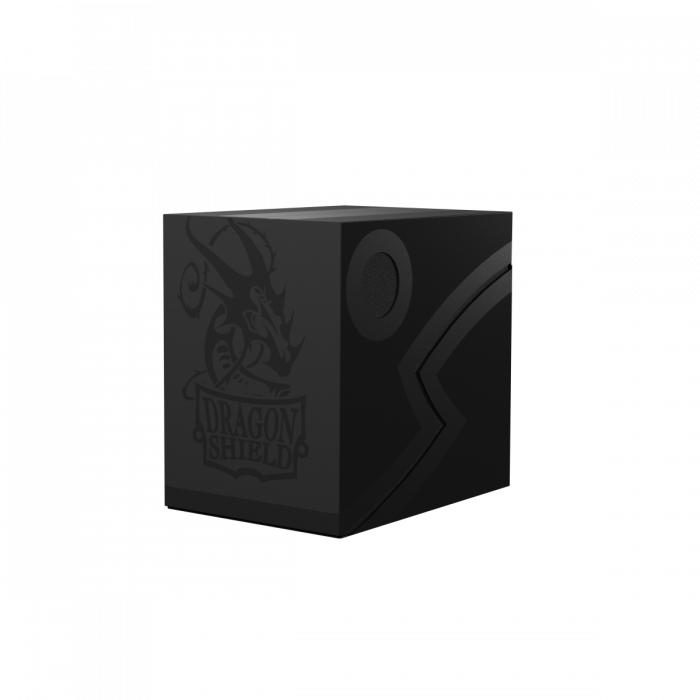 Deck Box Dragon Shield Revised Double Shell - Shadow Black/Black