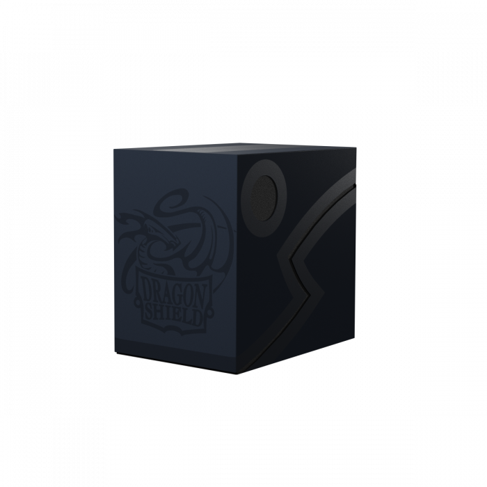 Deck Box Dragon Shield Revised Double Shell - Midnight Blue/Black