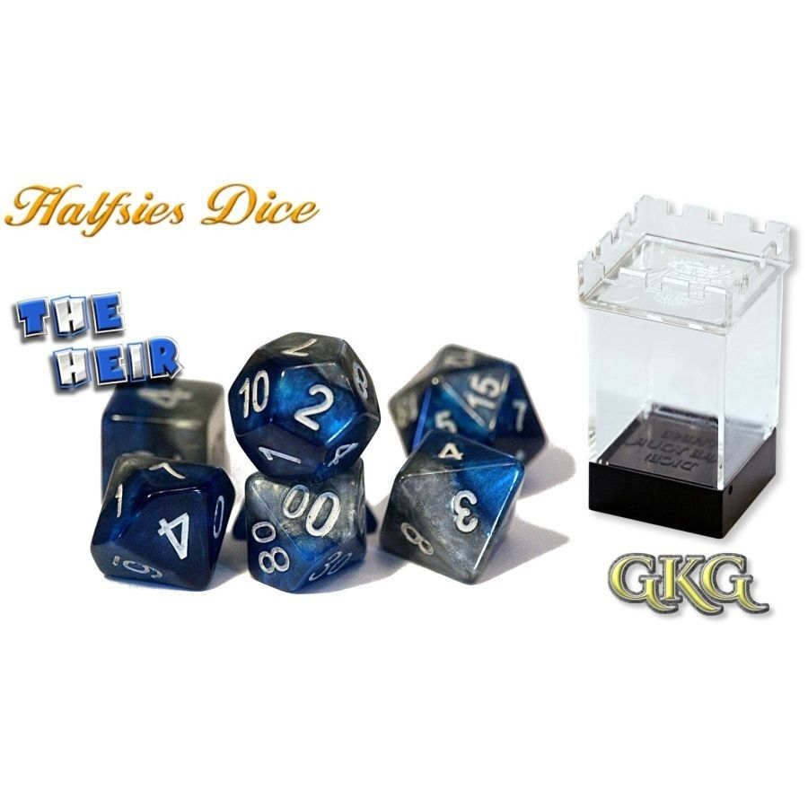 Halfsies Dice - The Heir with Upgraded Dice Case